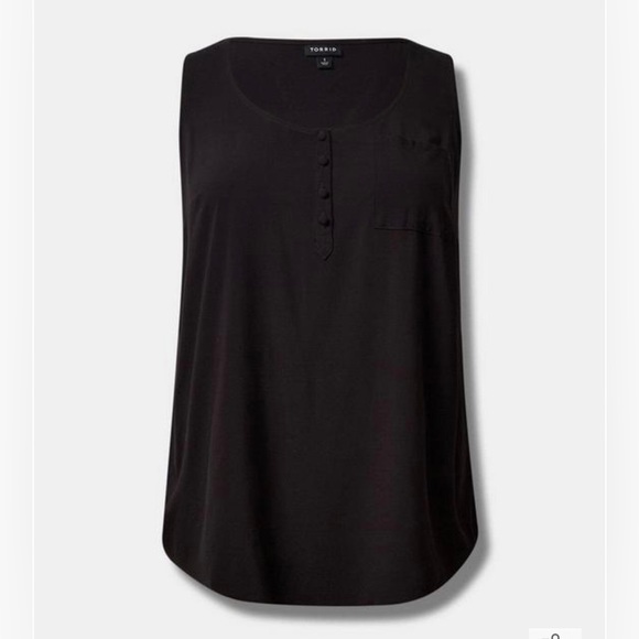 Torrid Challis Henley Pocket Sleeveless Tank NWT - Picture 5 of 8